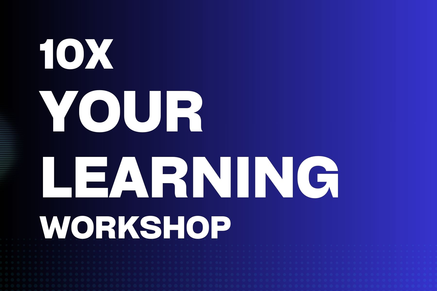 10 X Your Learning with Dr. Abdalla Zanouny's Workshop